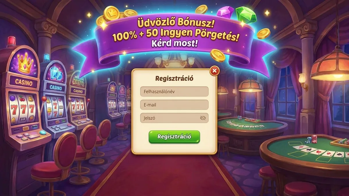 Bónuszos regisztráció